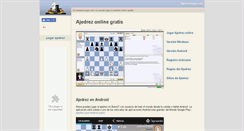 Desktop Screenshot of ajedrezjuego.com